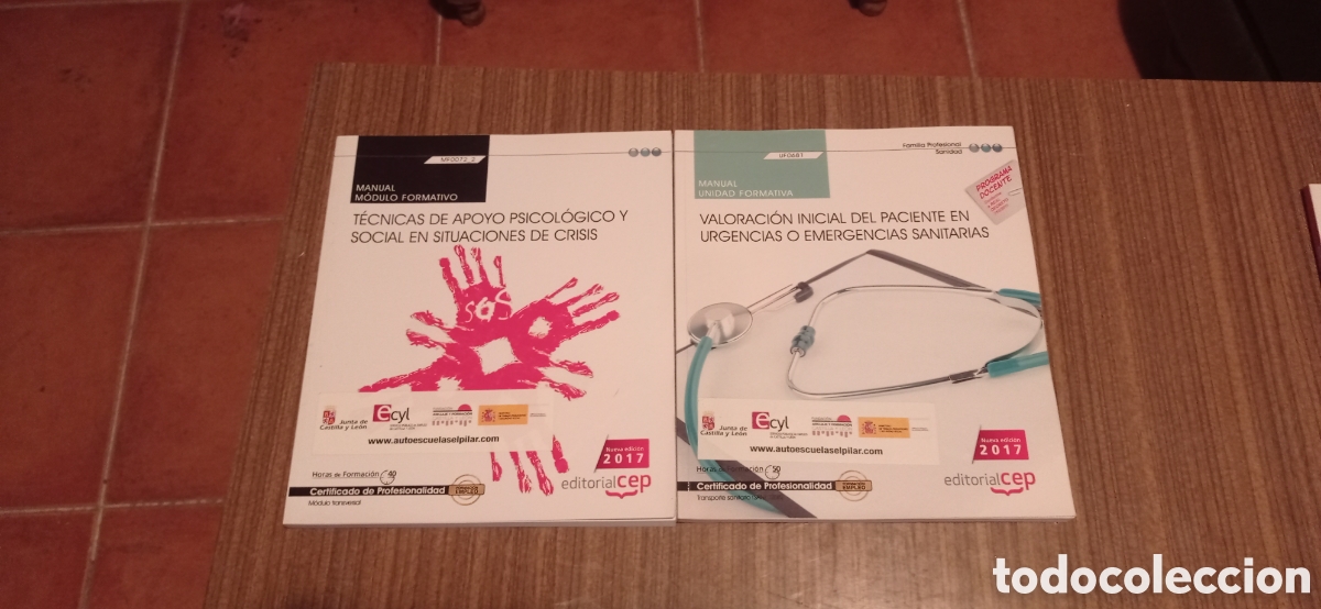 Libros: 7 libros de t&eacute;cnico en transporte sanitario - Foto 1