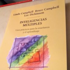 Libros: INTELIGENCIAS MULTIPLES CAMPBELL, LINDA/DICKINSON, DEE TROQUEL / 978-950-16-3093-0. Lote 197819641