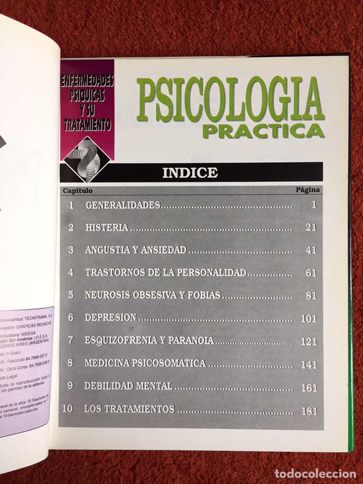 Libros: Psicolog&iacute;a Pr&aacute;ctica 7 tomos Ed. Espacio y Tiempo - Foto 12