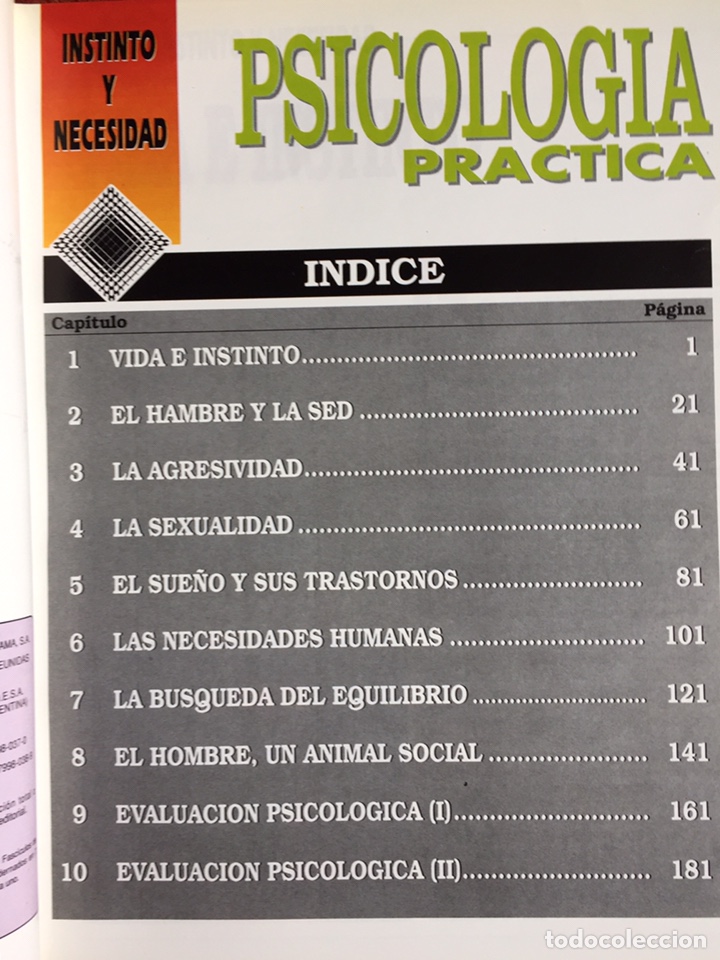 Libros: Psicolog&iacute;a Pr&aacute;ctica 7 tomos Ed. Espacio y Tiempo - Foto 13