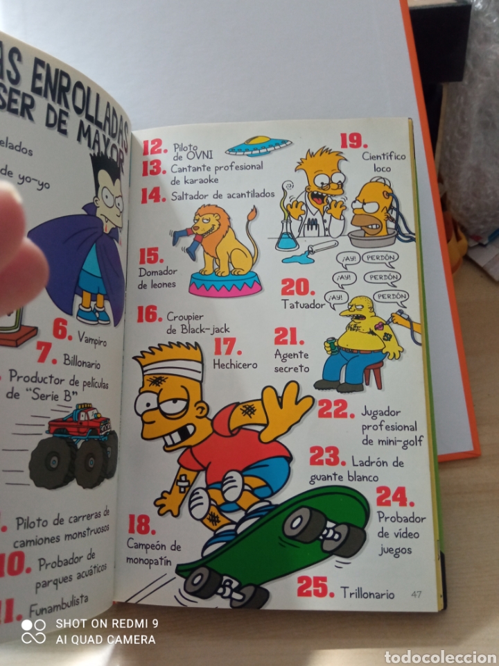 Libros: Gu&iacute;a para la vida bart simpson magn&iacute;fico libro - Foto 3