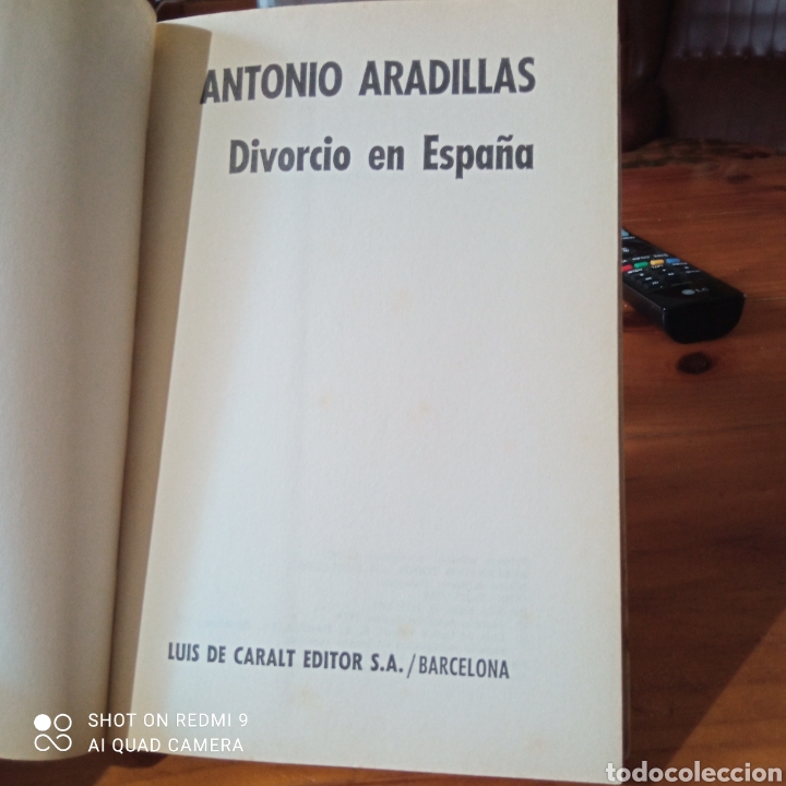 Libros: Divorcio en Espa&ntilde;a primera edici&oacute;n 1977. - Foto 2