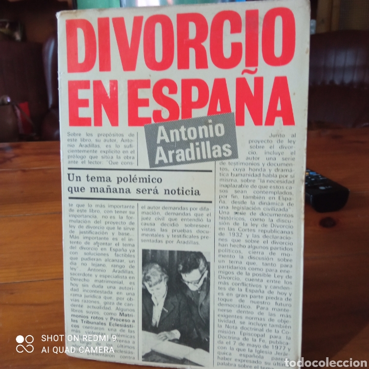 Libros: Divorcio en Espa&ntilde;a primera edici&oacute;n 1977. - Foto 1