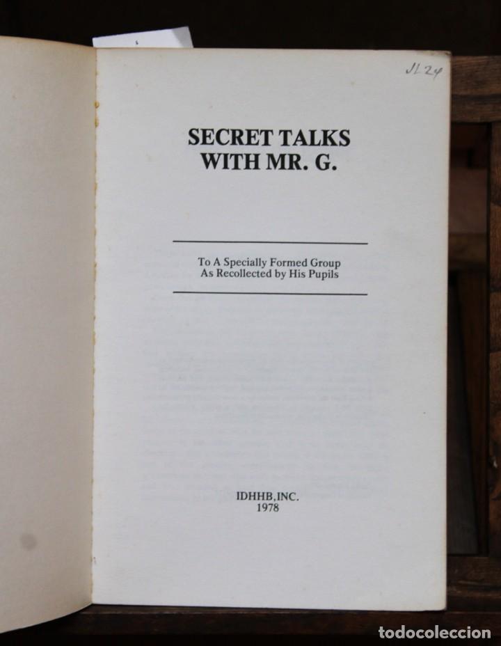 Libros: secret Talks with mr. G.(gurdieff). - Foto 1