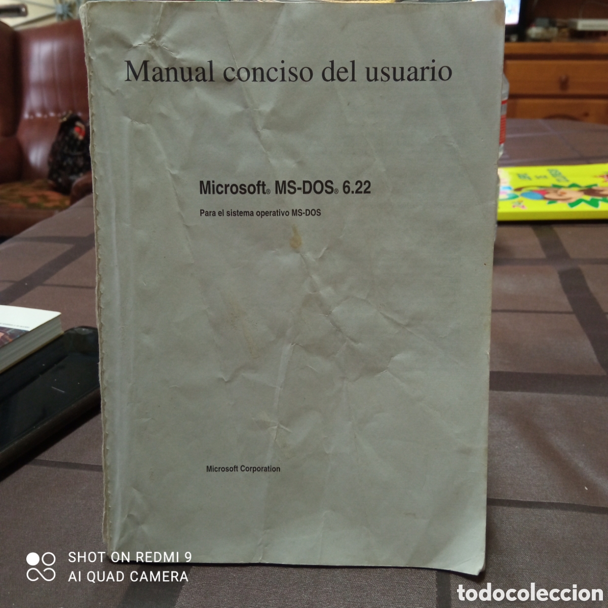 Libros: Manual conciso del usuario Microsoft MS-DOS,6.22. - Foto 1