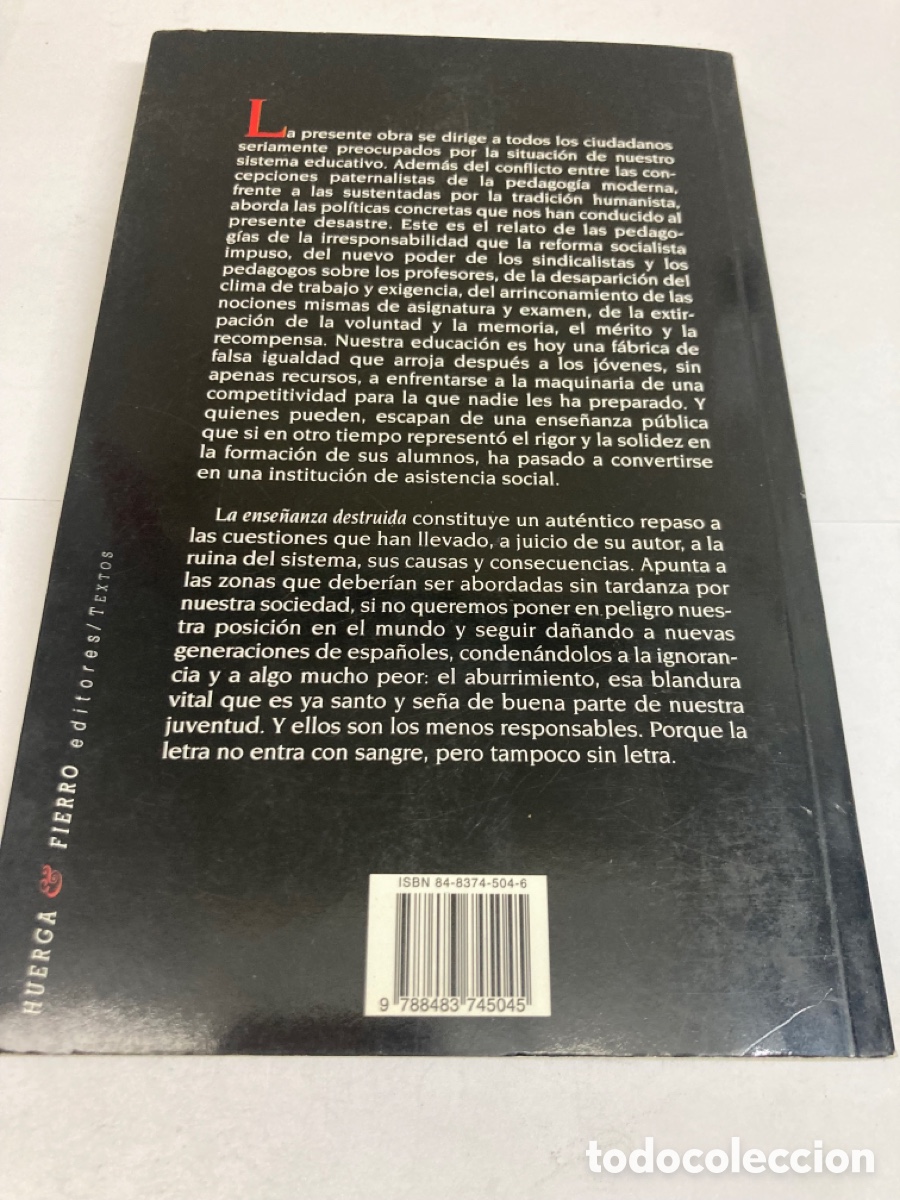 Libros: Libro La ense&ntilde;anza Destruida Javier Orrico/LIBRO1 - Foto 3
