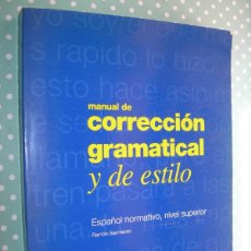 Libros: MANUAL DE CORREECCIÓN Y DE ESTILO / RAMÓN SARMIENTO / PEDAGOGÍA