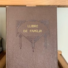 Libros: LLIBRE DE FAMILIA 1923. SENSE OMPLIR