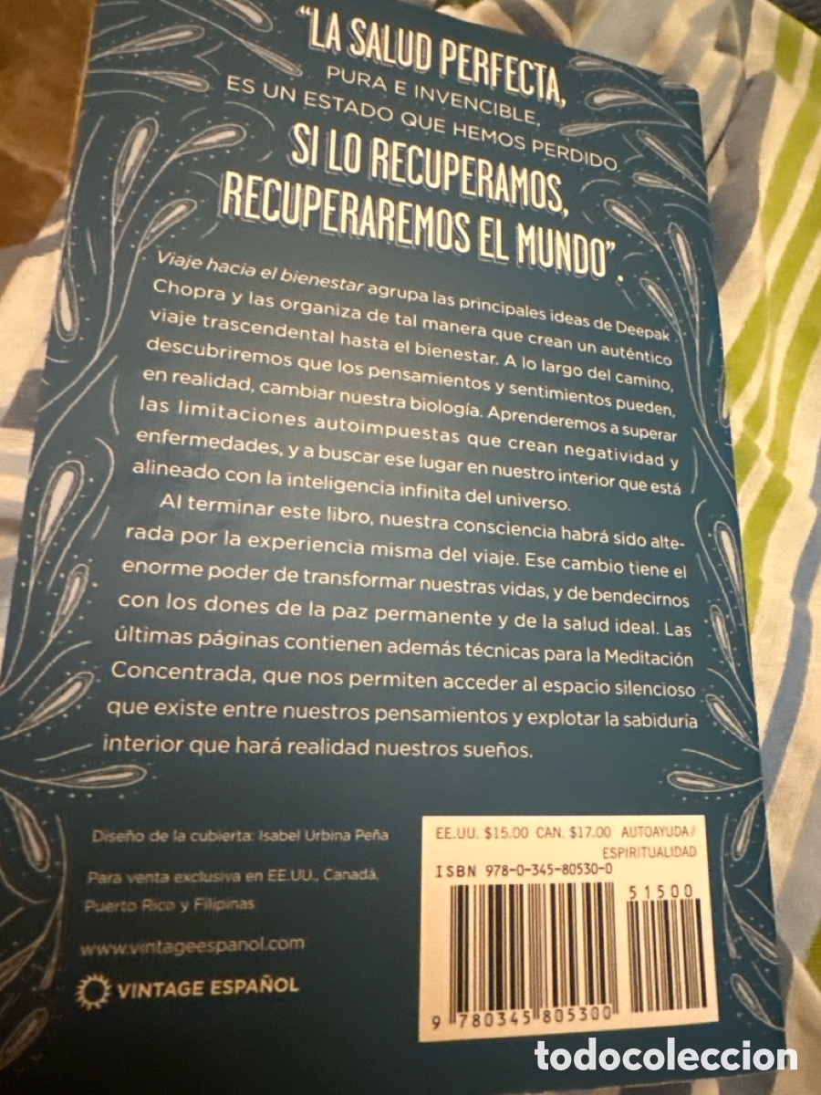 Libros: Deepak Chopra, Viaje hacia el bienestar - Foto 2