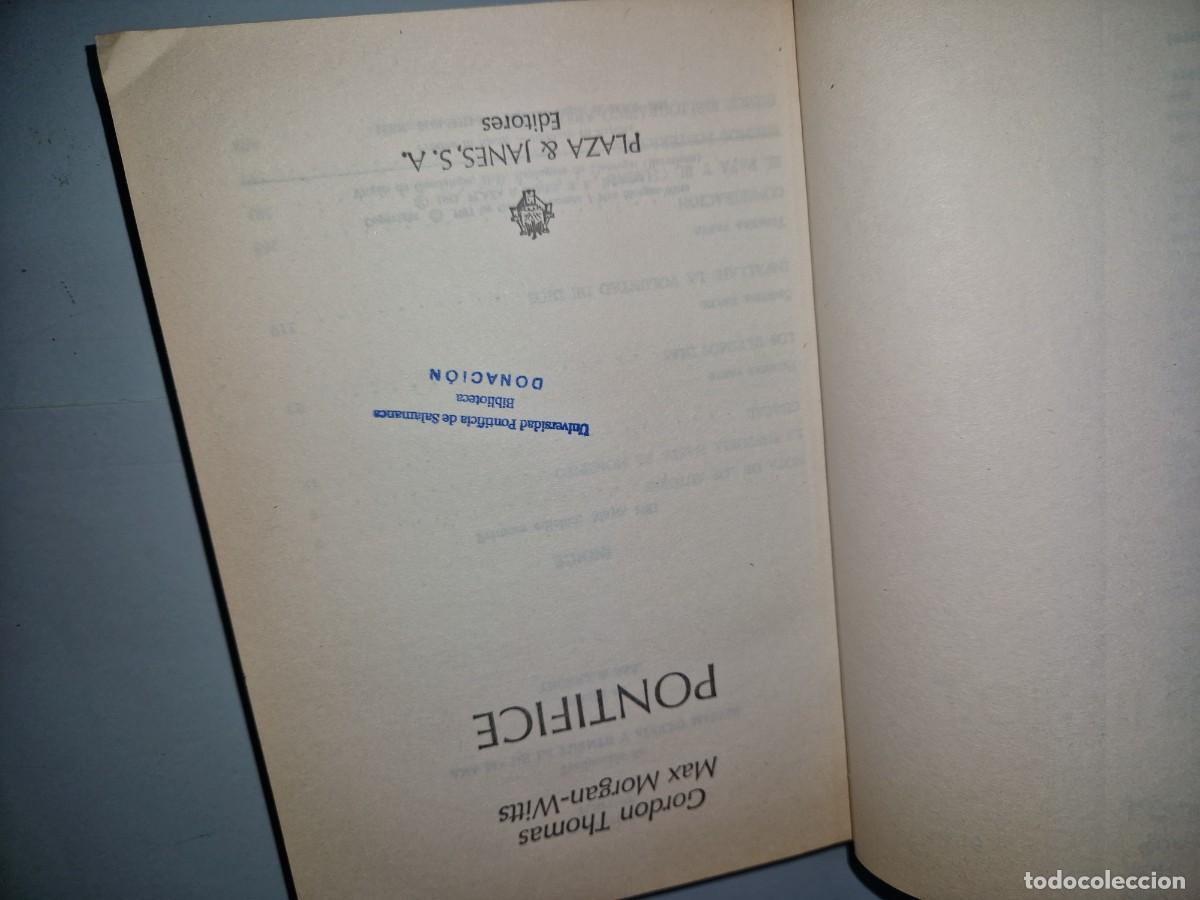 Libros: Pont&iacute;fice Gordon Thomas, Max Morgan-Witts - Foto 4