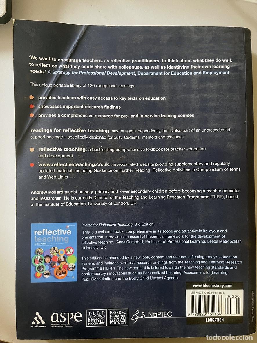 Libros: READINGS FOR REFLECTIVE TEACHING &middot; ANDREW POLLARD &middot; CONTINUUM &middot; 2002 - Foto 2