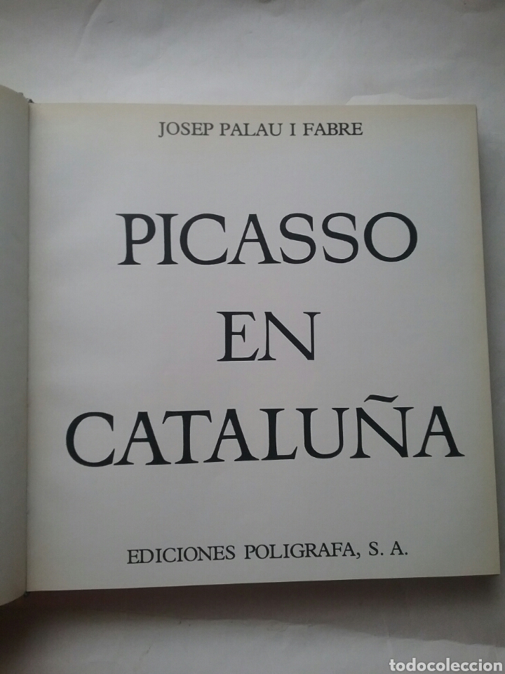Libros: Libro de Picasso en Catalu&ntilde;a ediciones Pol&iacute;grafa. - Foto 3