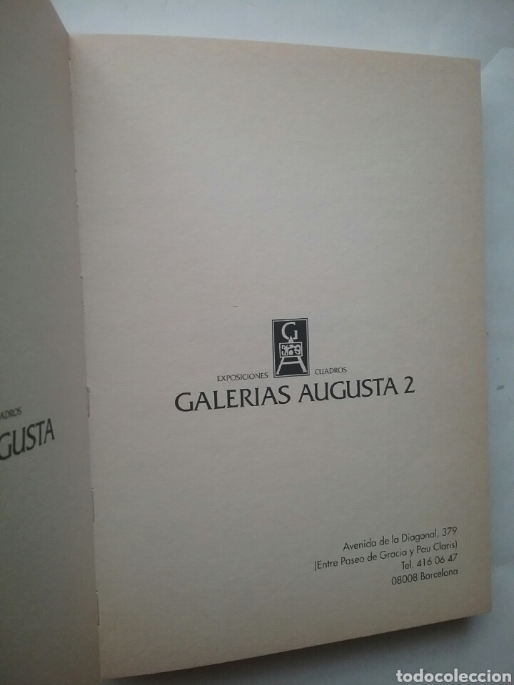 Libros: Libro Galer&iacute;as Augusta 2 exposiciones cuadros. - Foto 2