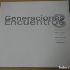 Libros: GENERACIONES ENCUENTROS RAFAEL CANOGAR ALBERTO CORAZON JOSE LUIS SANCHEZ. Lote 142048930