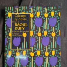 Libros: GIFTWRAPS BY ARTISTS. DESIGNS BY RAOUL DUFY. 16 FULL-COLOR, TEAR-OUT SHEETS, 18¾ X 27 IN., FOR ALL O. Lote 284241083
