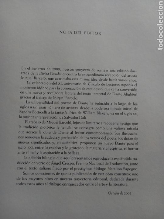 Libros: Divina Comedia. C. Lectores - Foto 6