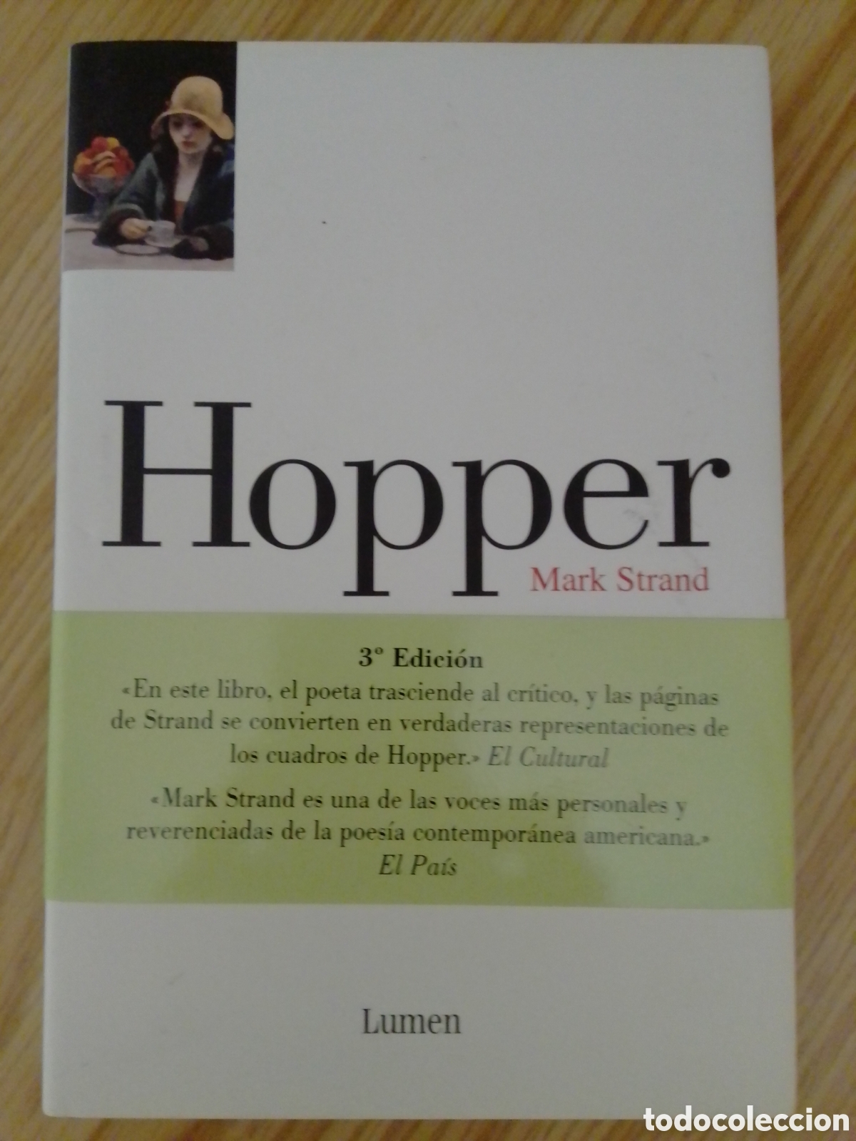 Libros: HOPPER. Mark Strand. Lumen, 2012. - Foto 1