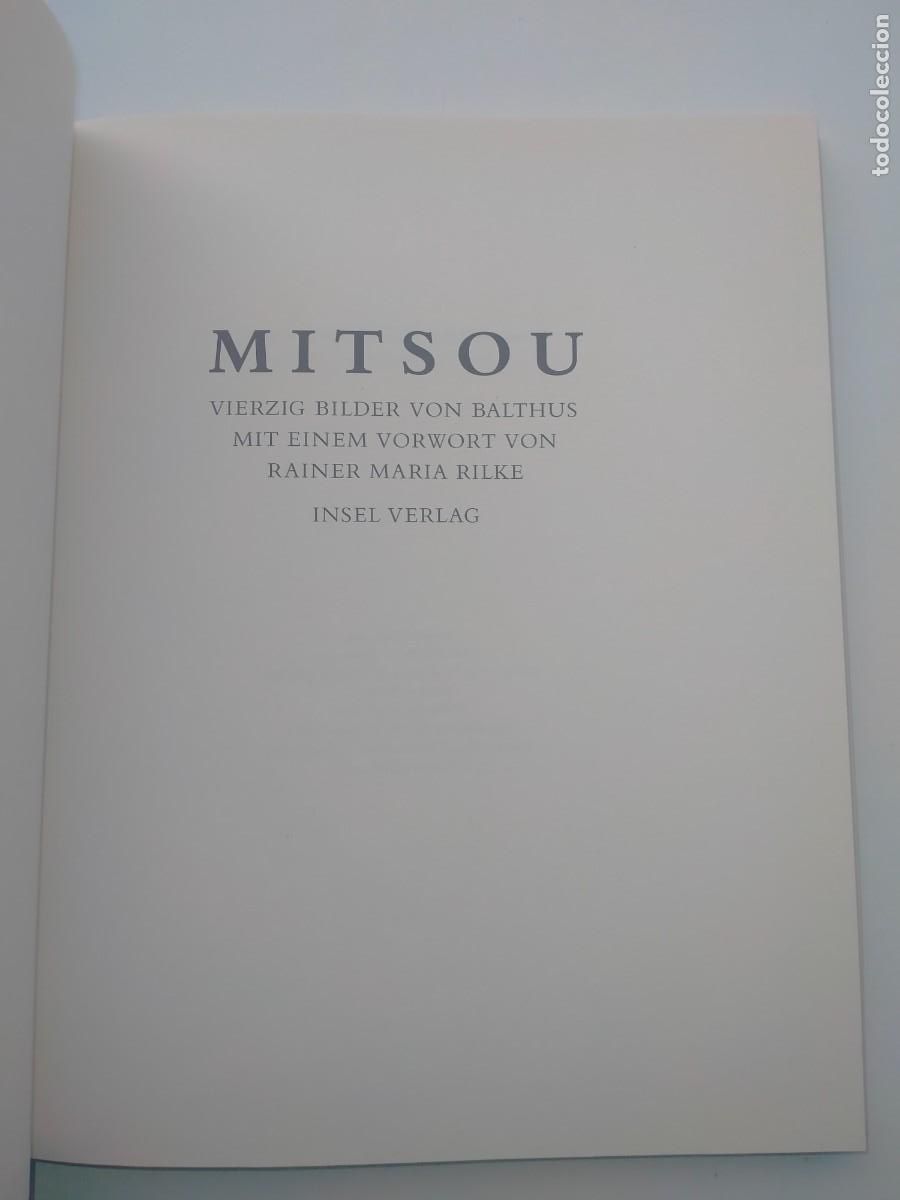 Libros: BALTHUS-RILKE. MITSOU .INSEL - Foto 3
