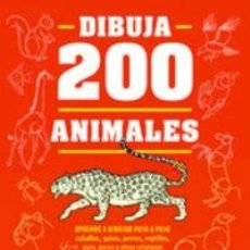 Libros: DIBUJA 200 ANIMALES - APRENDE A DIBUJAR PASO A PASO CABALLOS, GATOS, PERROS, REPTILES, AVES, PECES Y