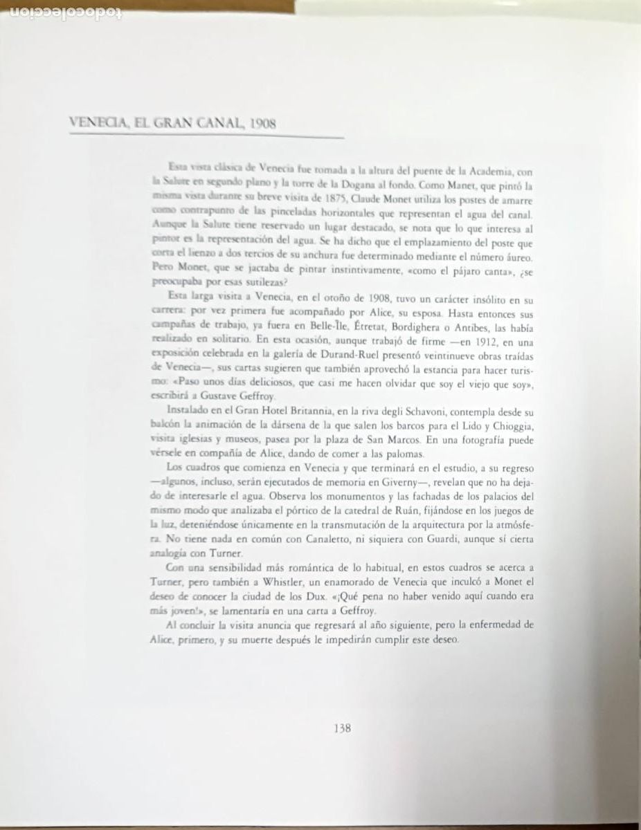 Libros: Libro del pintor Monet - Foto 3
