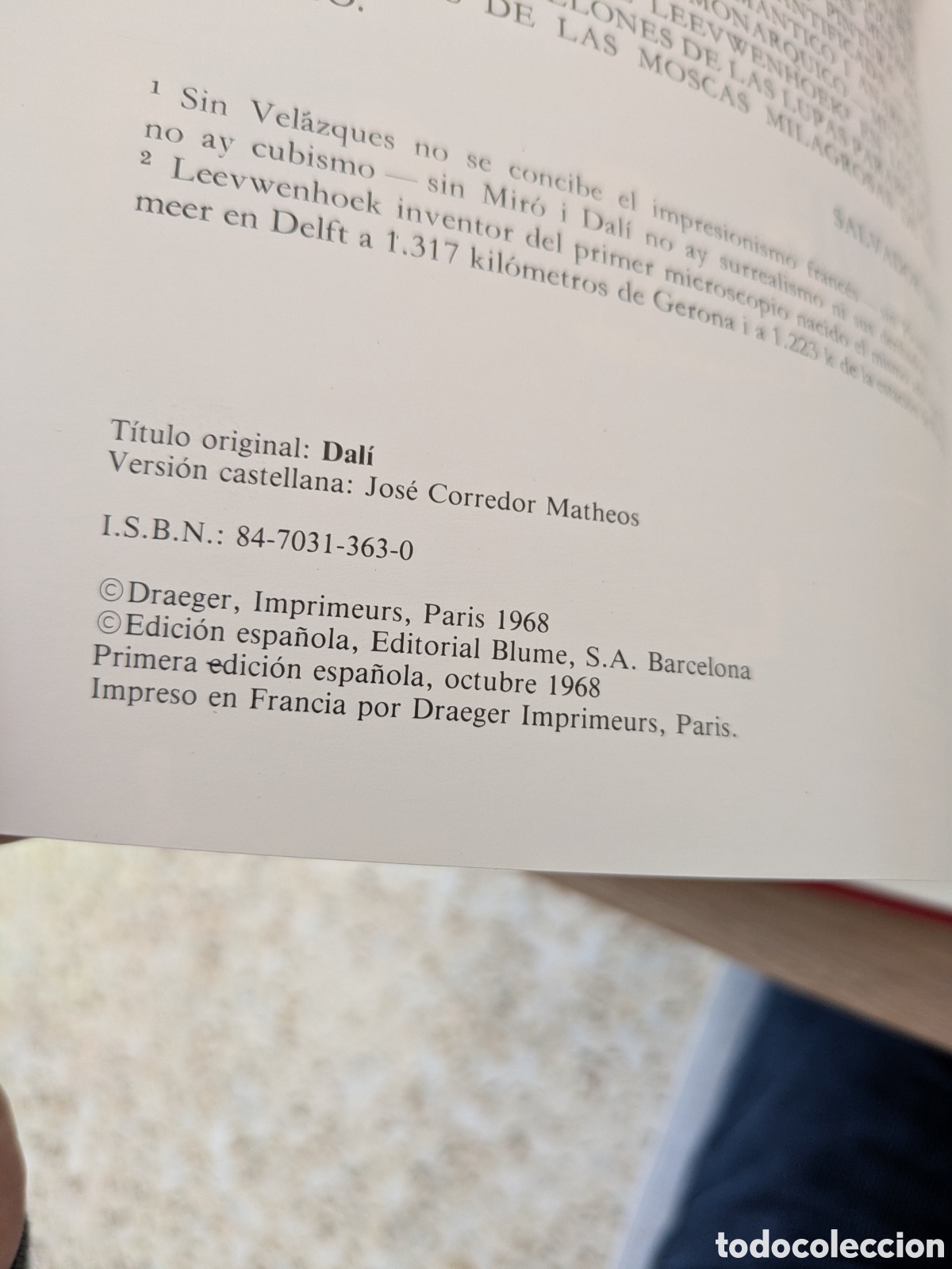 Libros: Dal&iacute;. Draeger. Blume. 1968 - Foto 4
