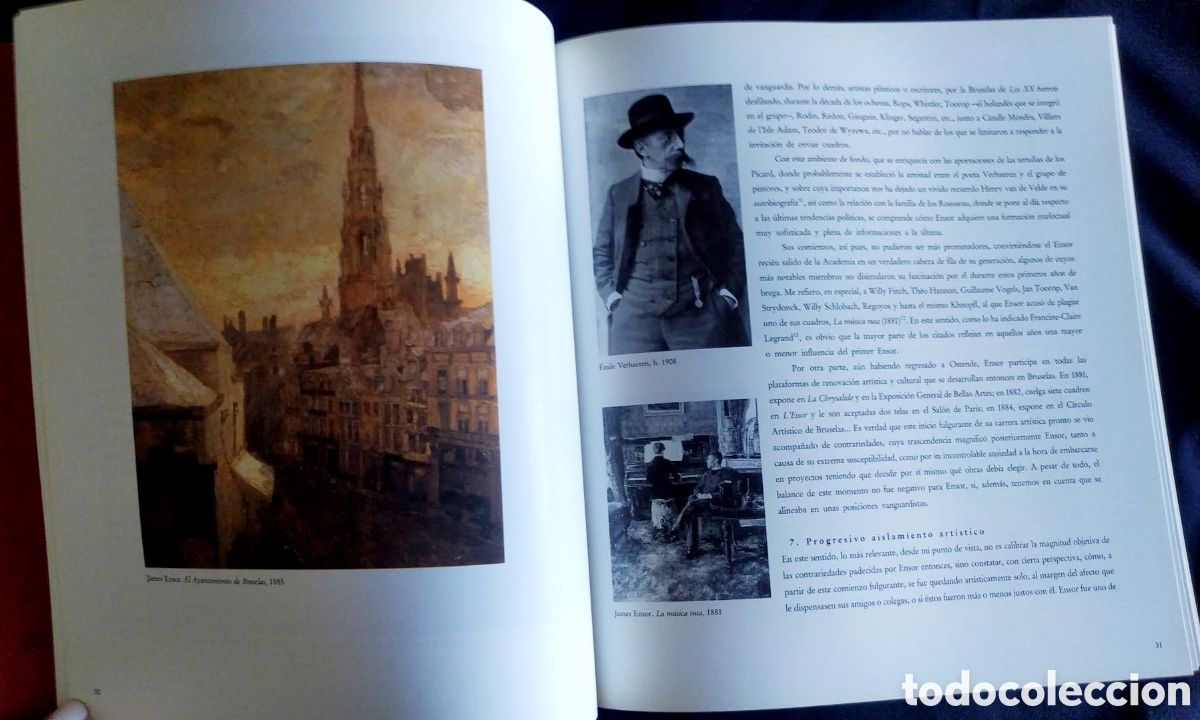 Libros: James Ensor. COLECCI&Oacute;N BBVA. 1996. - Foto 5