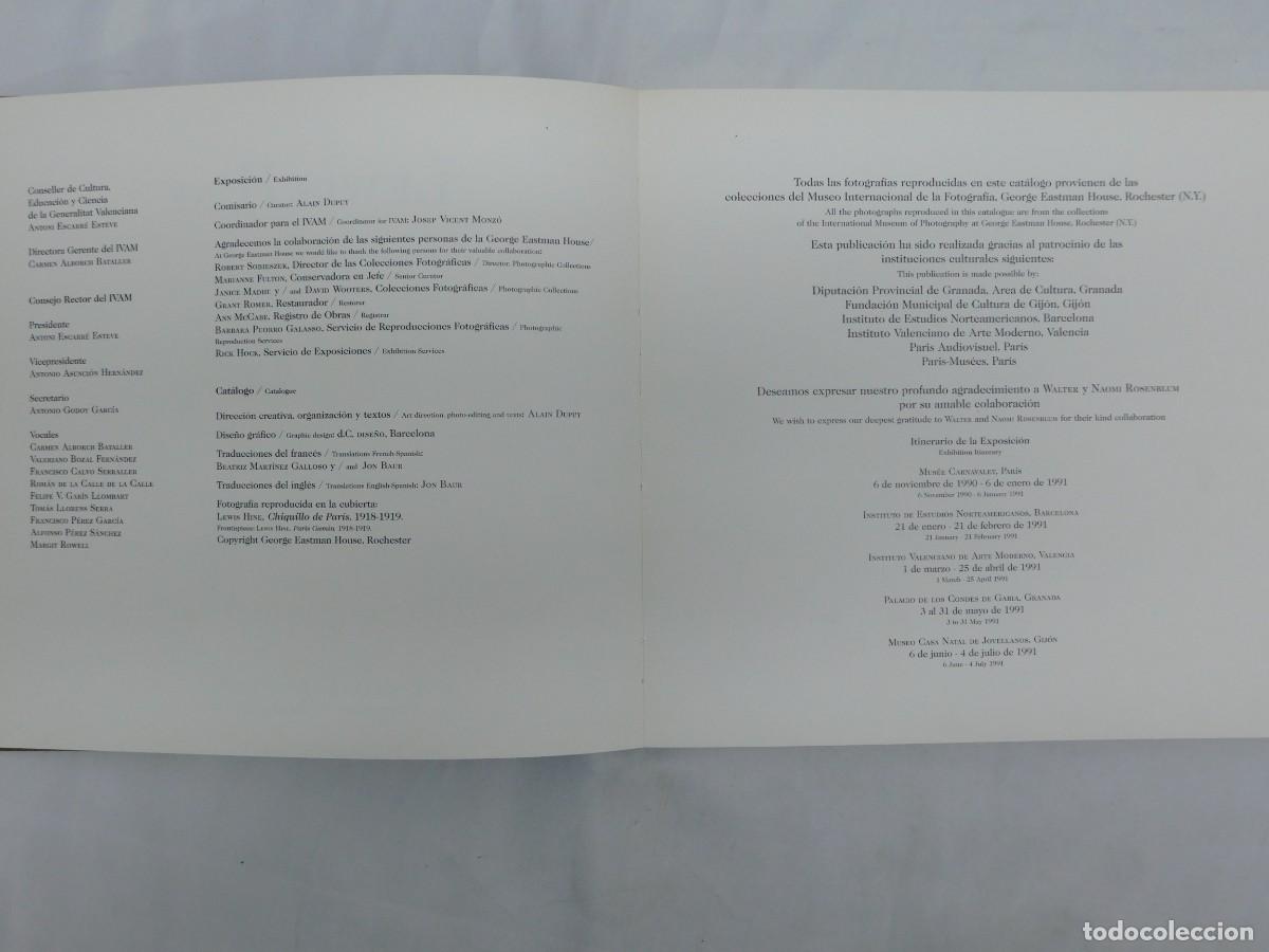 Libros: LEWIS HINE - CATALOGO 1991 - Foto 5