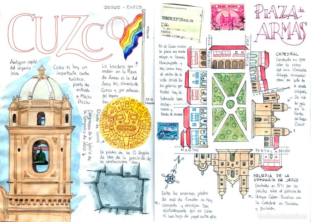 Libros: Cuadernos de Per&uacute;. Acuarelas de viaje. - Foto 10