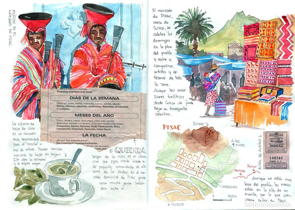 Libros: Cuadernos de Per&uacute;. Acuarelas de viaje. - Foto 20