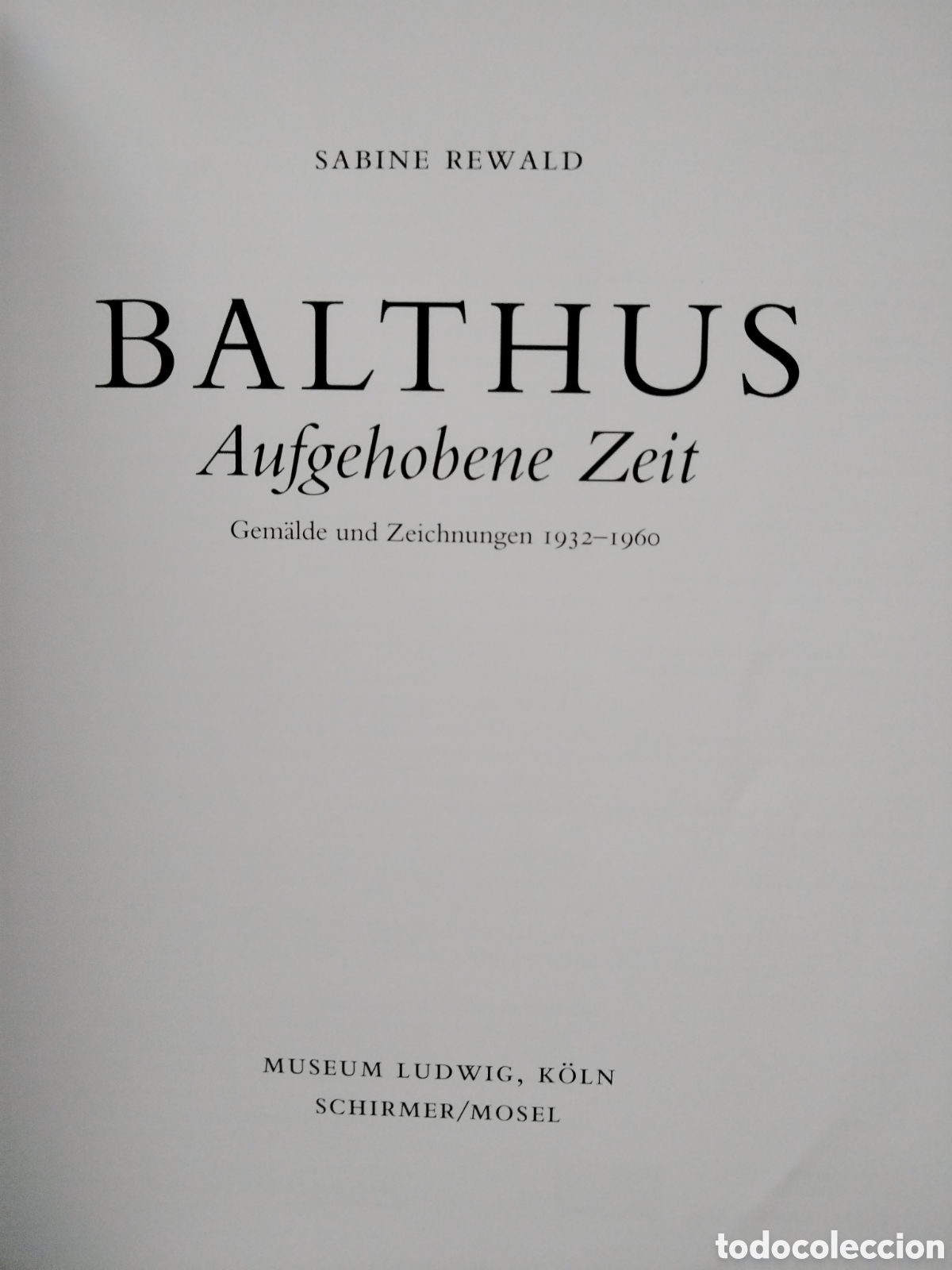 Libros: BALTHUS. Obras de 1932 a 1960. - Foto 2