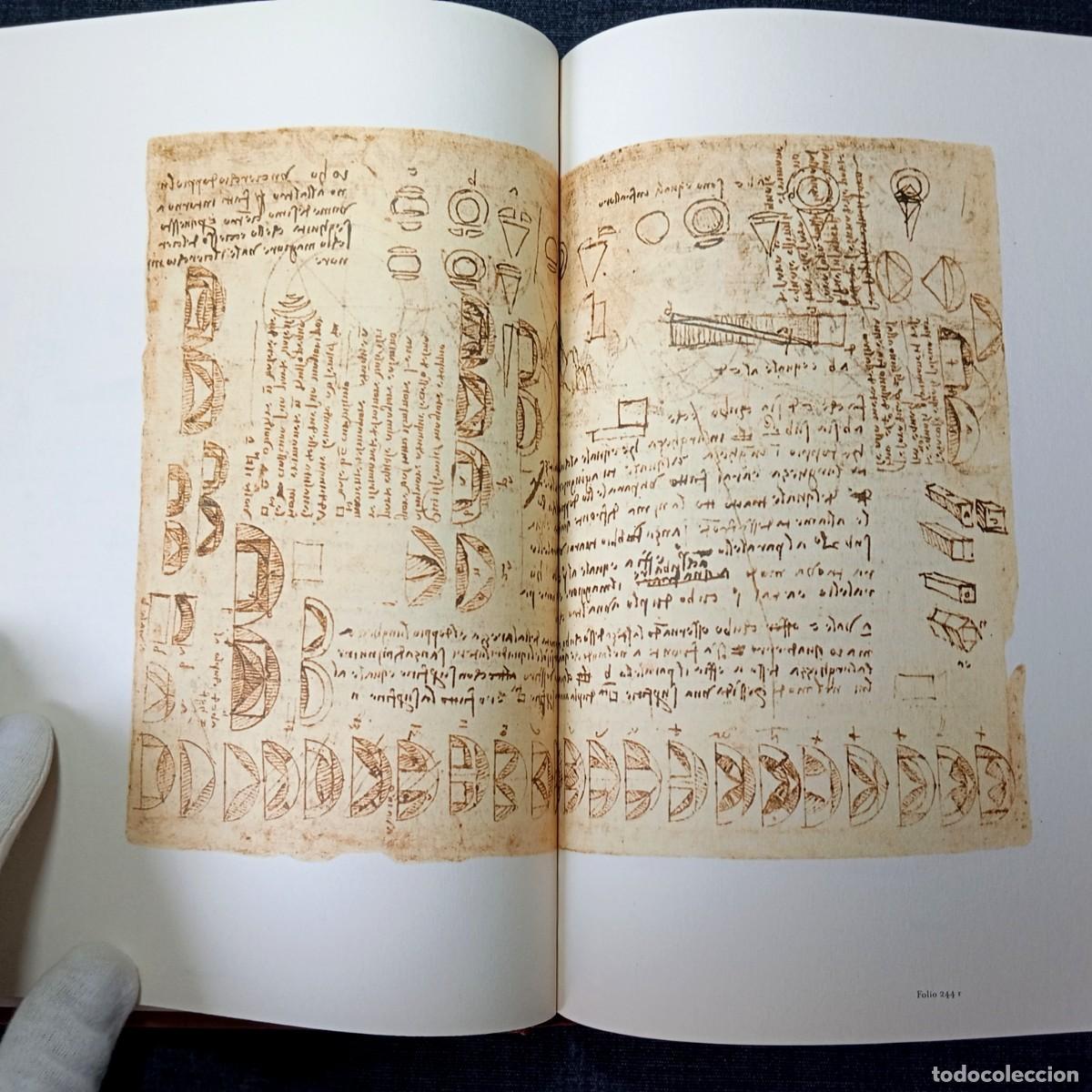 Libros: ⚜️ M07. Volumen 4 El C&oacute;dice Atl&aacute;ntico Leonardo Da Vinci Folio 2007 Dibujos L&aacute;minas