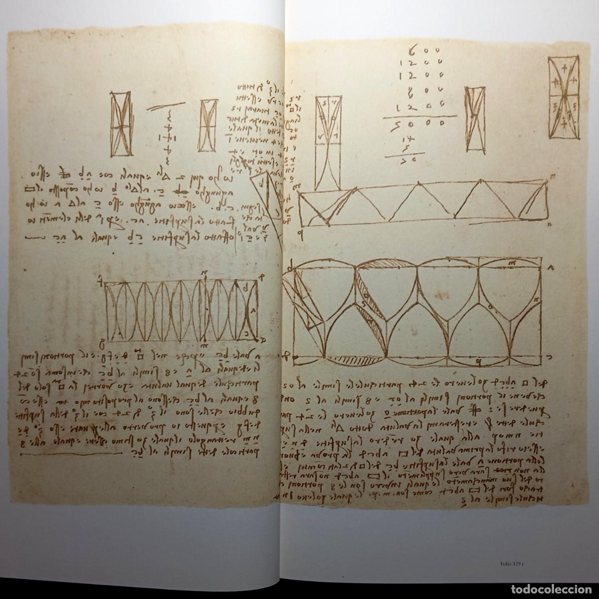 Libros: ⚜️ M07. Volumen 6 El C&oacute;dice Atl&aacute;ntico Leonardo Da Vinci Folio 2007 Dibujos L&aacute;minas