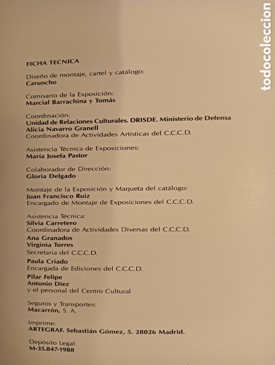 Libros: Cat&aacute;logo de la exposici&oacute;n de Cusachs en 1988 - Foto 4