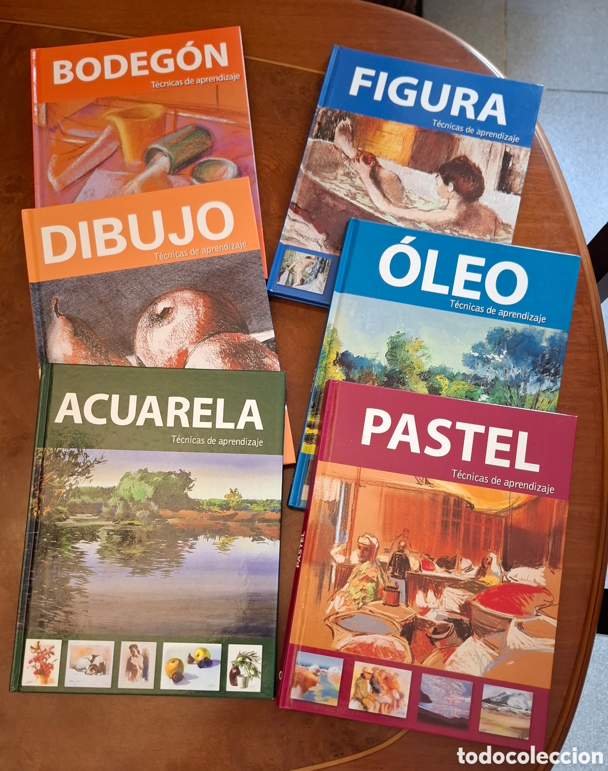 Libros: Lote 6: T&eacute;nicas de aprendizaje Acuarela, Oleo, Dibujo, Bodeg&oacute;n, Pastel, Figura. C&Iacute;RCULO LECTORES