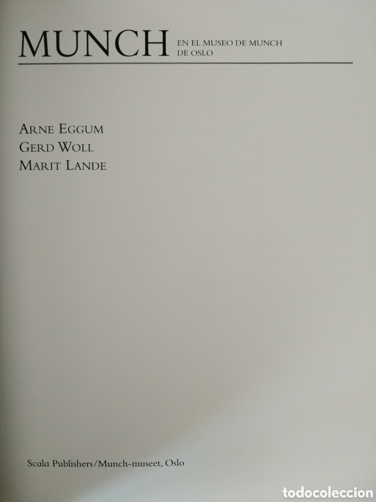 Libros: MUNCH. En el Museo de Munch de Oslo. - Foto 3