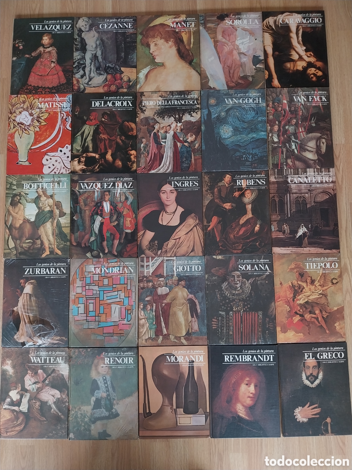 Libros: 1979-Lote 25 libros &rdquo;Los genios de la Pintura&rdquo;