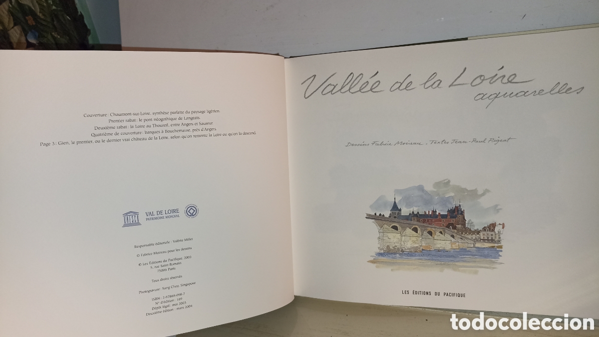 Libros: Vall&eacute;e de la Loire: Aquarelles&rdquo;el libro en franc&eacute;s - Foto 3