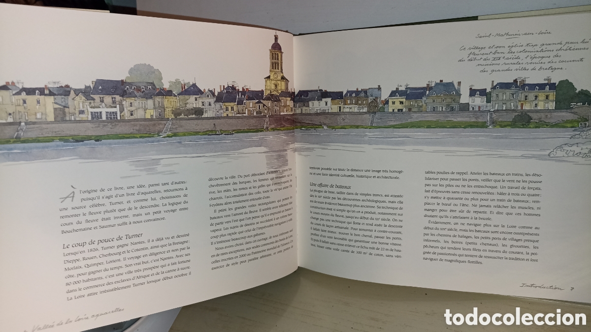Libros: Vall&eacute;e de la Loire: Aquarelles&rdquo;el libro en franc&eacute;s - Foto 4