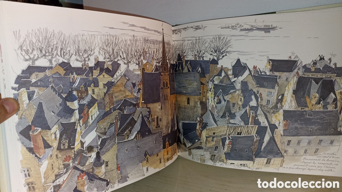 Libros: Vall&eacute;e de la Loire: Aquarelles&rdquo;el libro en franc&eacute;s - Foto 6