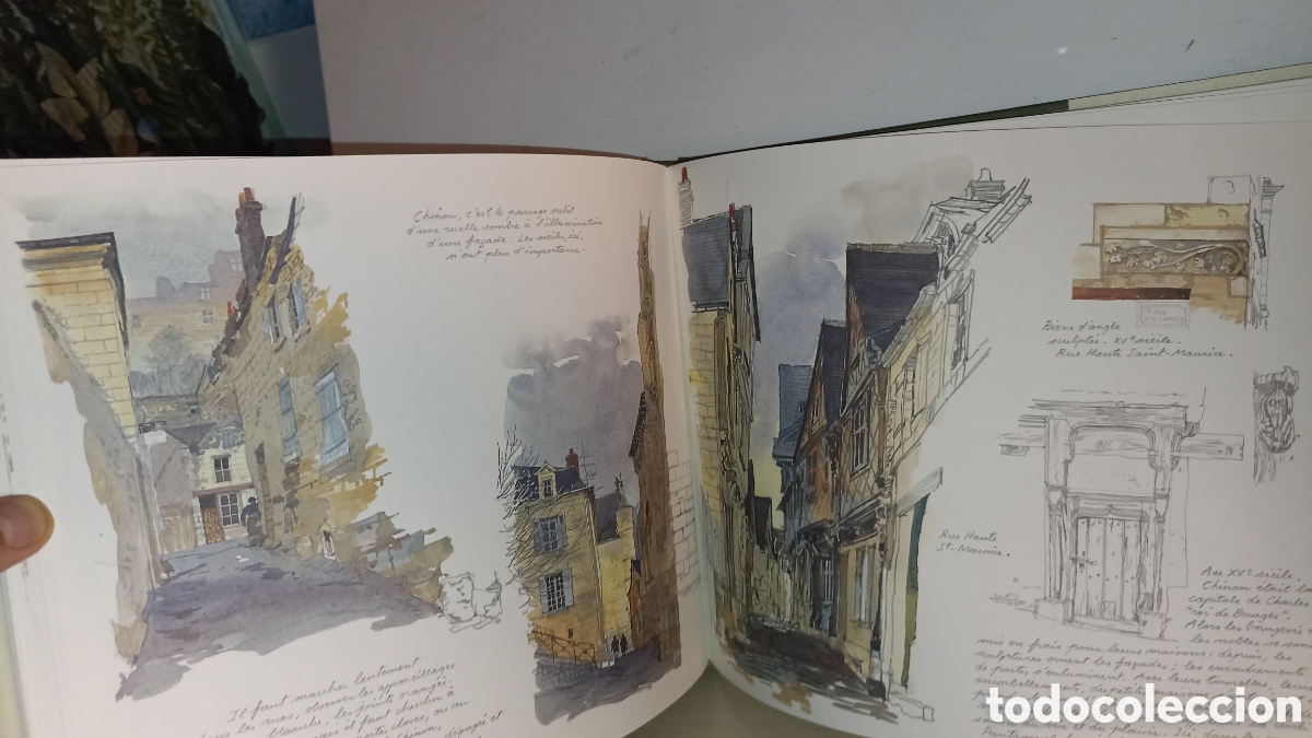 Libros: Vall&eacute;e de la Loire: Aquarelles&rdquo;el libro en franc&eacute;s - Foto 7