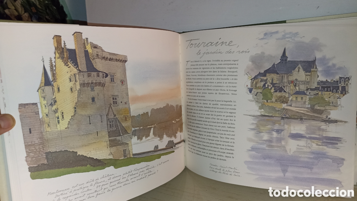 Libros: Vall&eacute;e de la Loire: Aquarelles&rdquo;el libro en franc&eacute;s - Foto 8