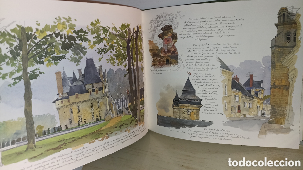 Libros: Vall&eacute;e de la Loire: Aquarelles&rdquo;el libro en franc&eacute;s - Foto 9
