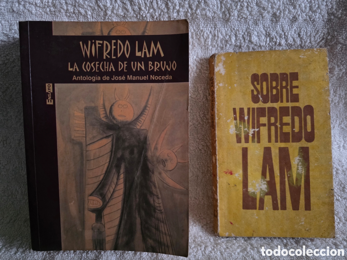 Libros: WIFREDO LAM/ LA COSECHA DE UN BRUJO + SOBRE W....2 ediciones cubanas