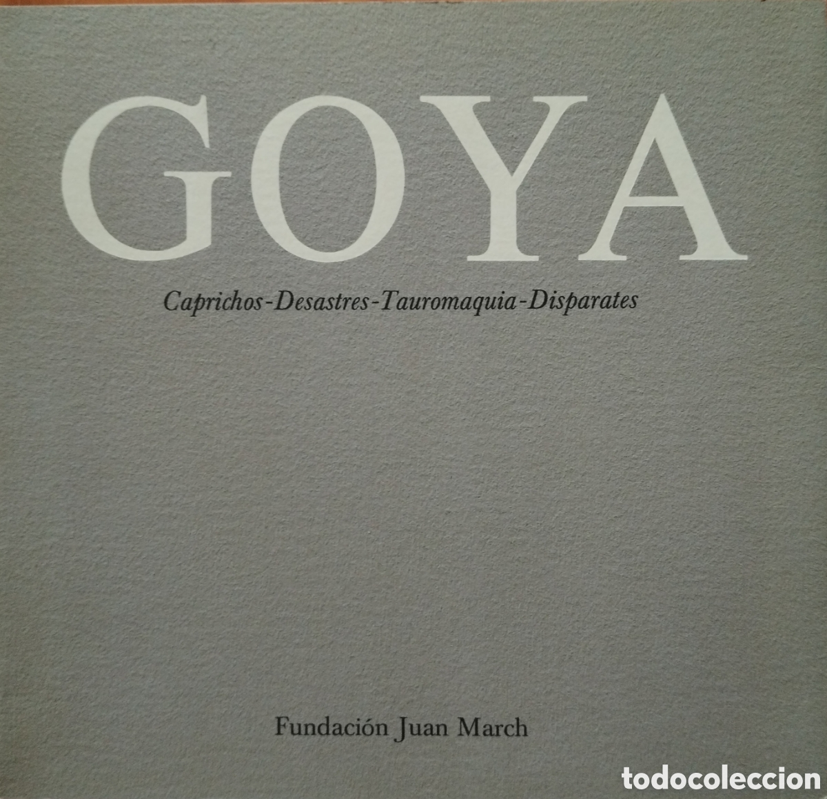 books: GOYA. Caprichos -Desastres-Tauromaquia-Disparates.