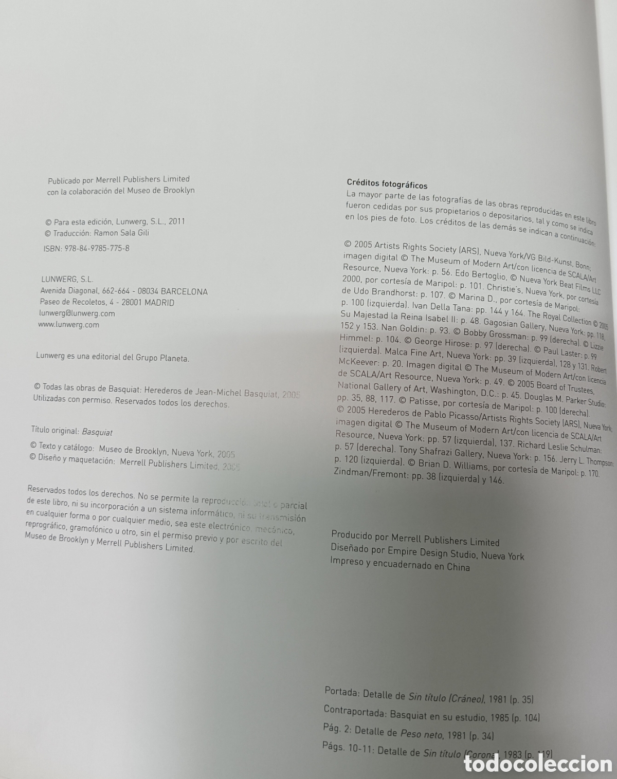 Libros: Basquiat - Brooklyn Museum - Lunwerg - Foto 4