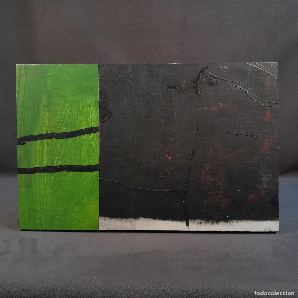 Libros: C-2057. T&Eacute;CNICA MIXTA SOBRE TABLA. COMPOSICI&Oacute;N ABSTRACTA. JOS&Eacute; SANLE&Oacute;N. 2001