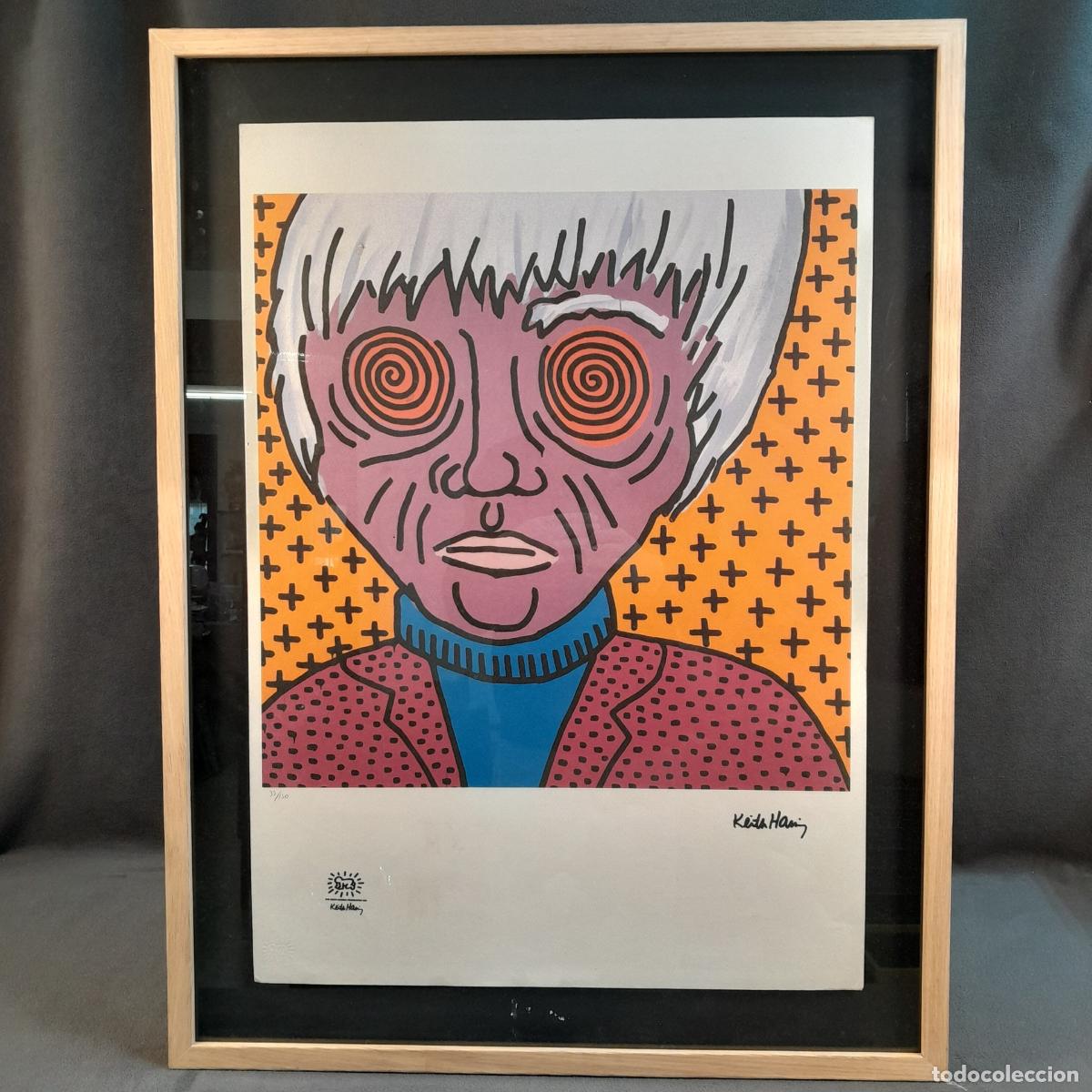 Libros: B-1969. LITOGRAF&Iacute;A. RETRATO POP ART. KEITH HARING. S. XX