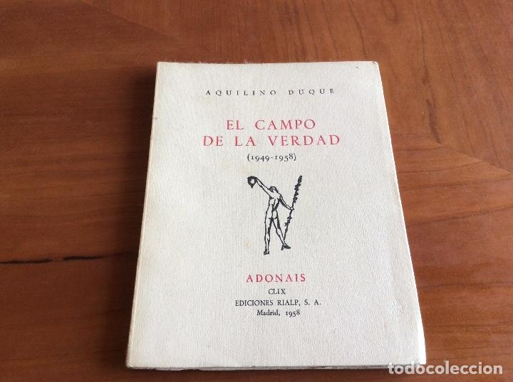Libros: Aquilino Duque en Adonais - Foto 1