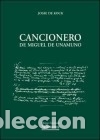 Livros: CANCIONERO DE MIGUEL DE UNAMUNO - Josse De Kock