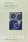 Libros: OBRA PO&Eacute;TICA - Sola, Emilio